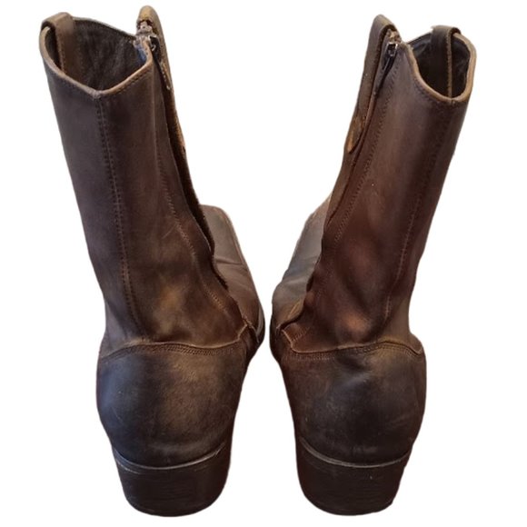 GUC | HTF "P Custer" | 🤠👢Cowboy Boots👢🤠 | Dark Brown | Men's | Size: 10.5 - Picture 9 of 16